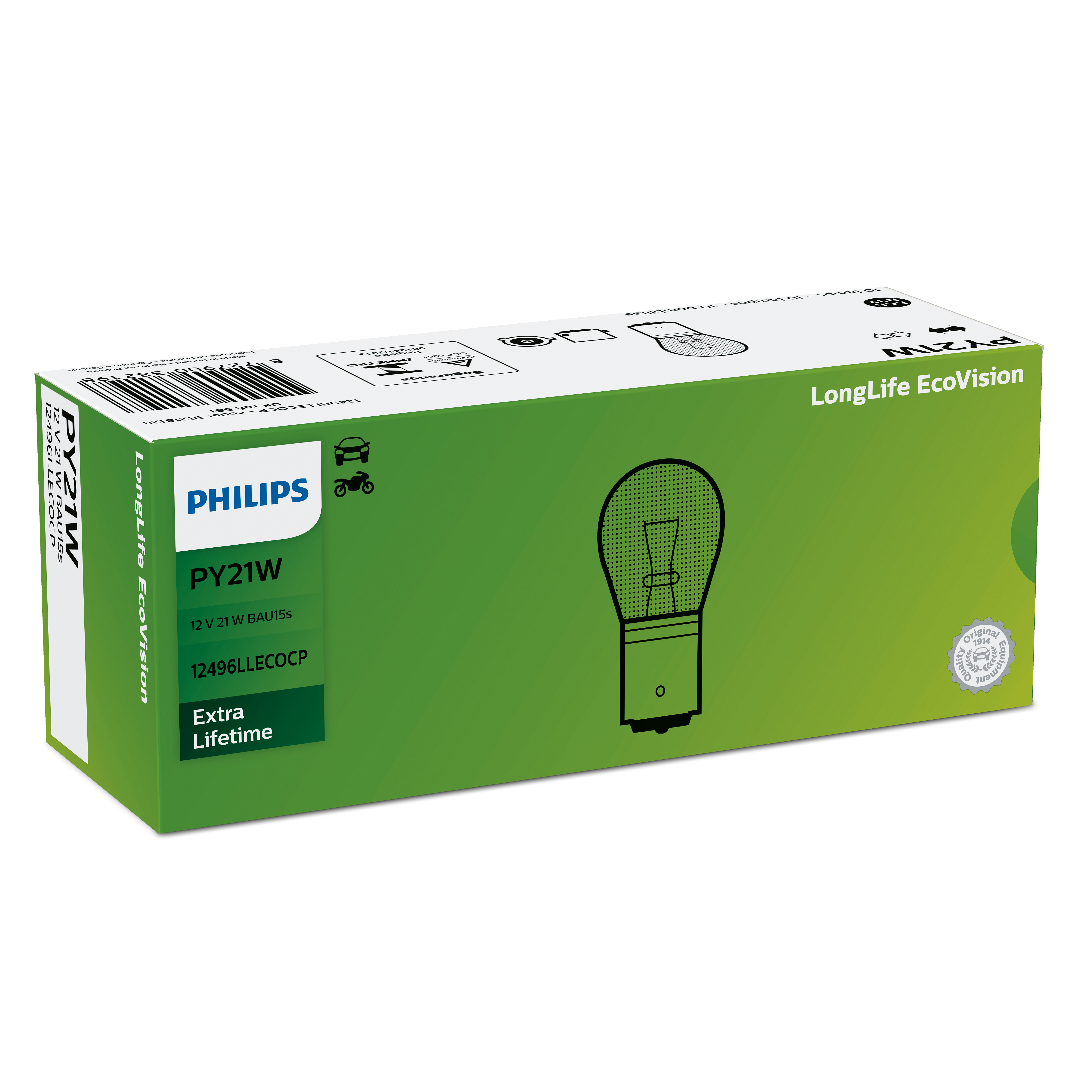 PY21 LongLife EcoVision 12V 21W