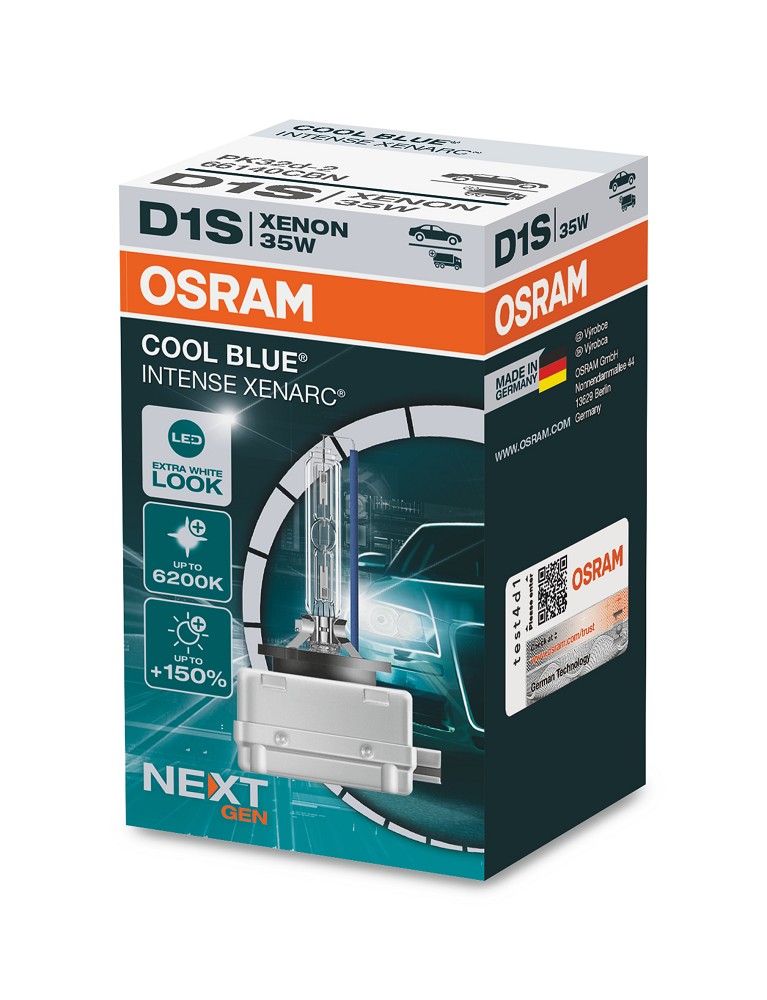 D1S 12V+24V 35W PK32d-2 XENARC COOL BLUE INTENSE NextGen.