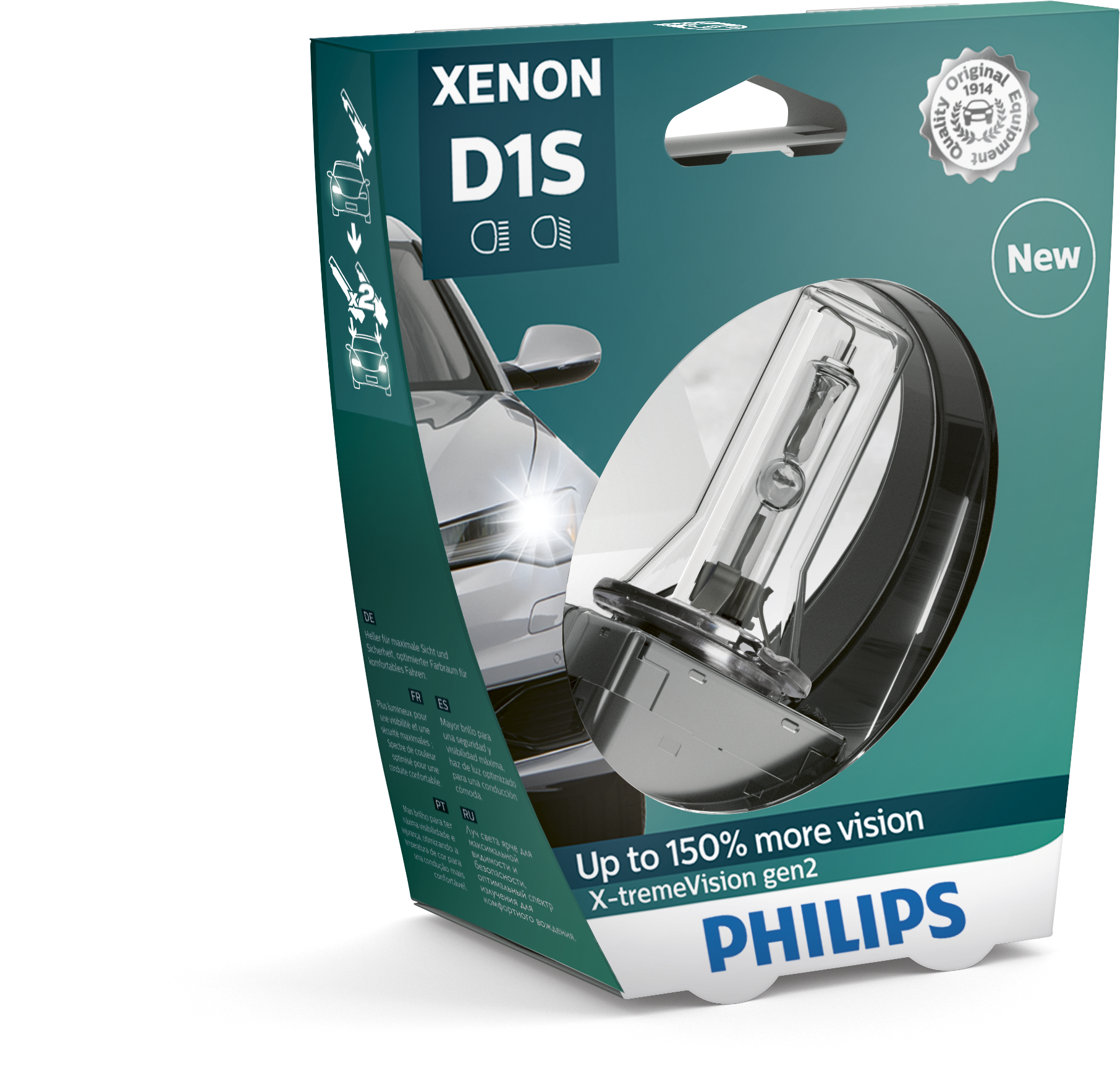 Philips D1S X-tremeVision gen2 Xenon 85415XV2S1 (1 Stk.)