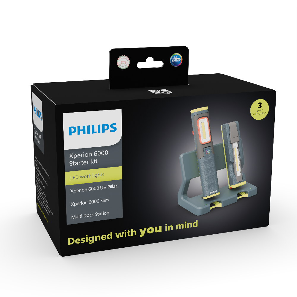 Philips Xperion LED WSL Starterkit UV Slim CM X60