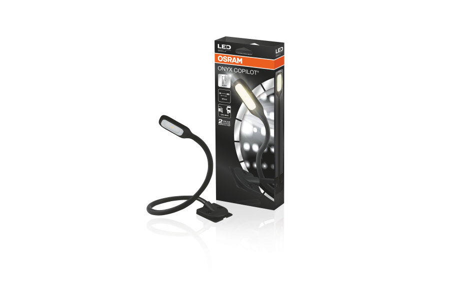 ONYX Copilot Flexibles LED Leselicht 37mm 12V /24V OSRAM