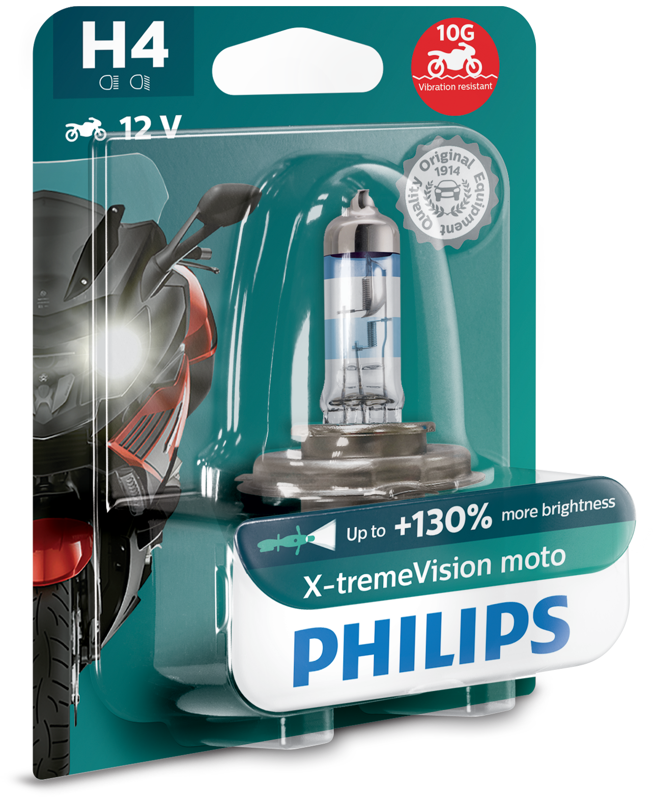 Philips H4 X-tremeVision moto 12342XV+BW
