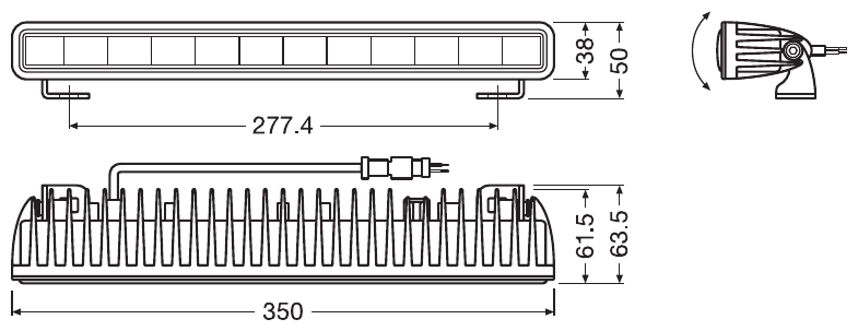 LEDriving LIGHTBAR SX300-SP Lichtleiste 1St. OSRAM