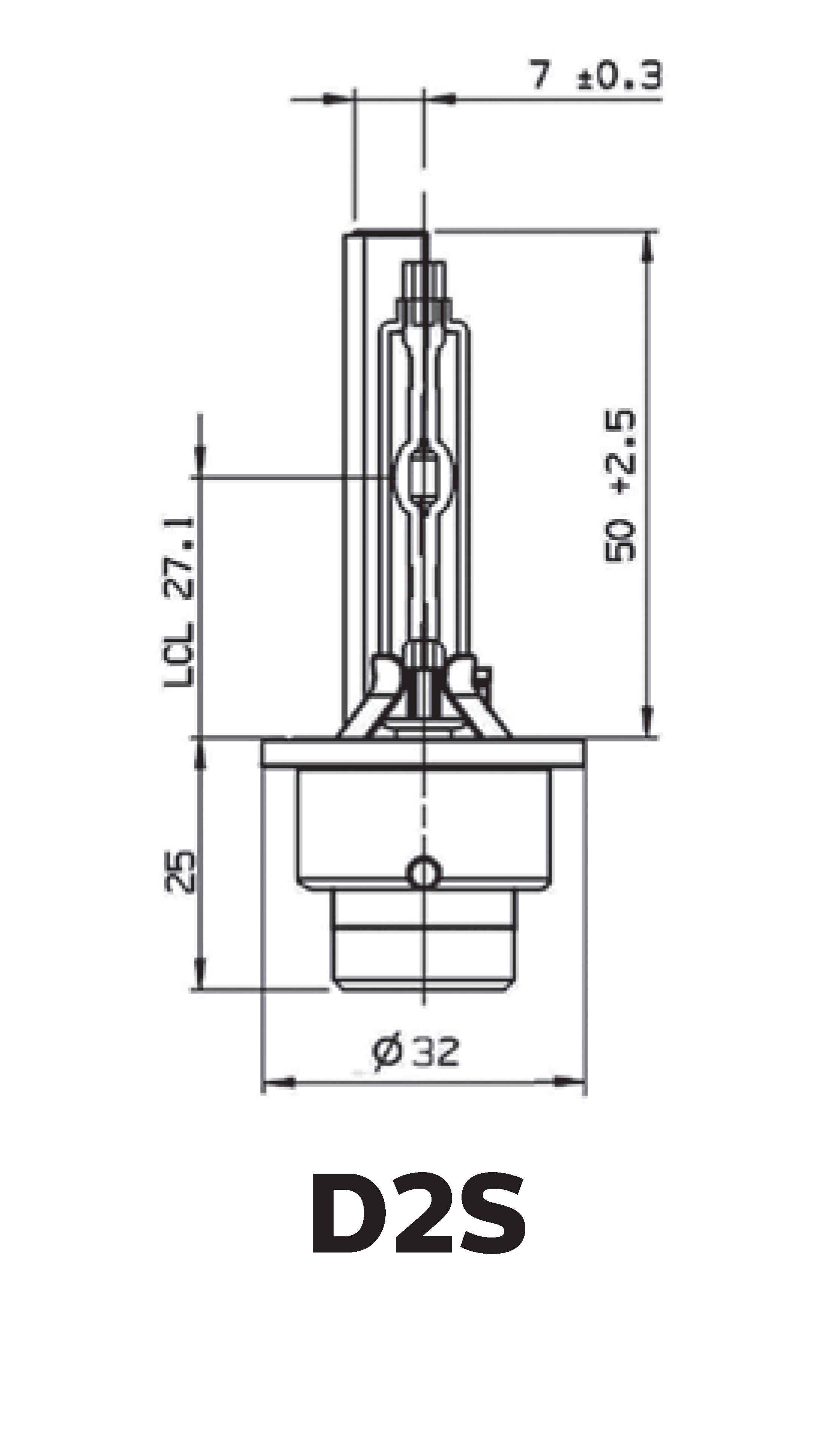 D2S Vision Xenon 85V 35W