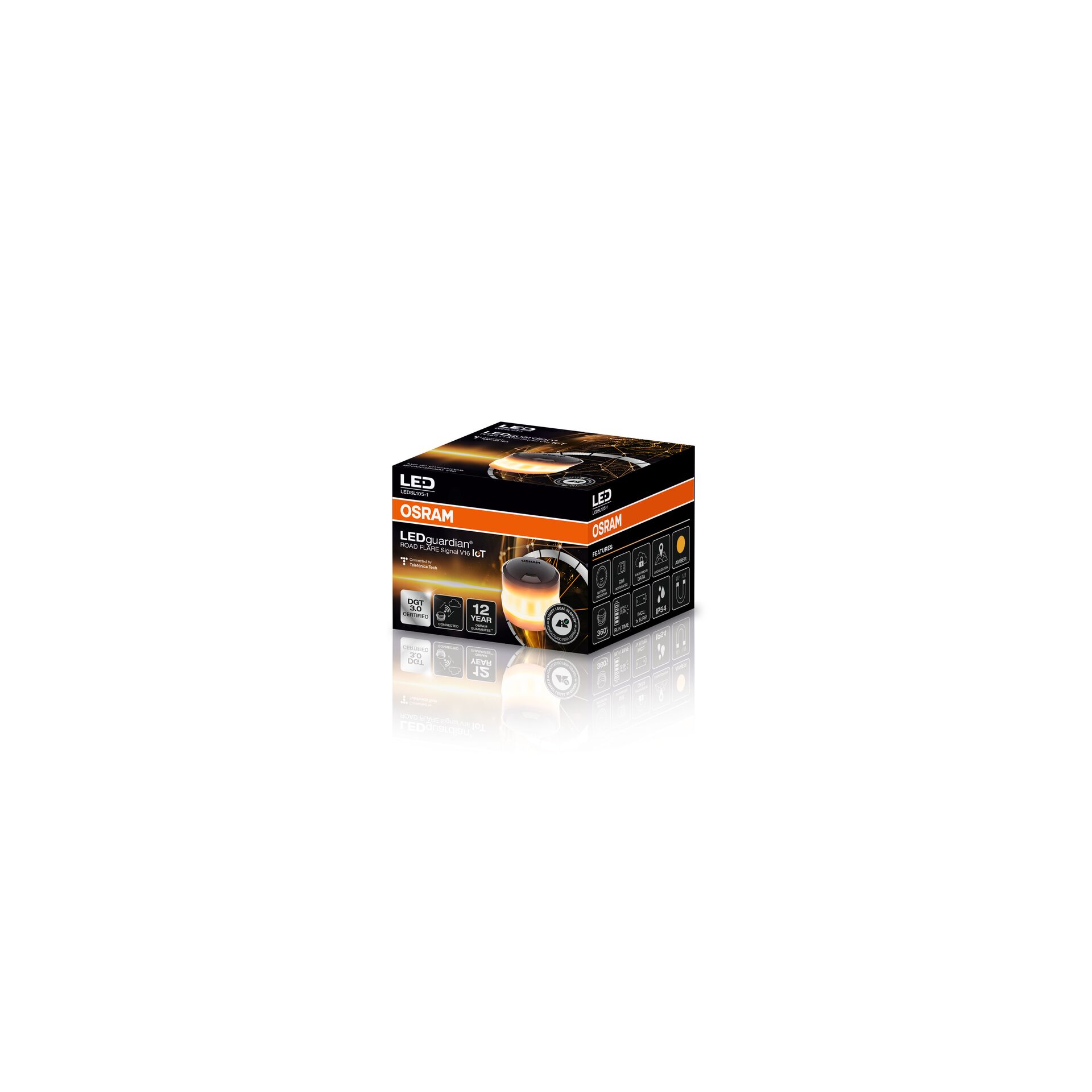 LEDGuardian Road Flare V16 IoT Warn- und Sicherheitsleuchte
