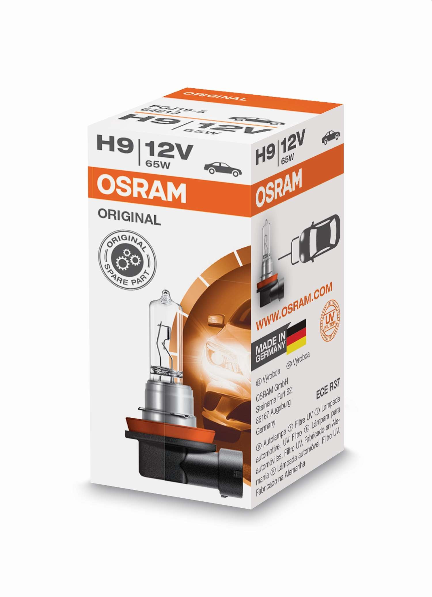 H9 12V 65W PGJ19-5 1st. OSRAM