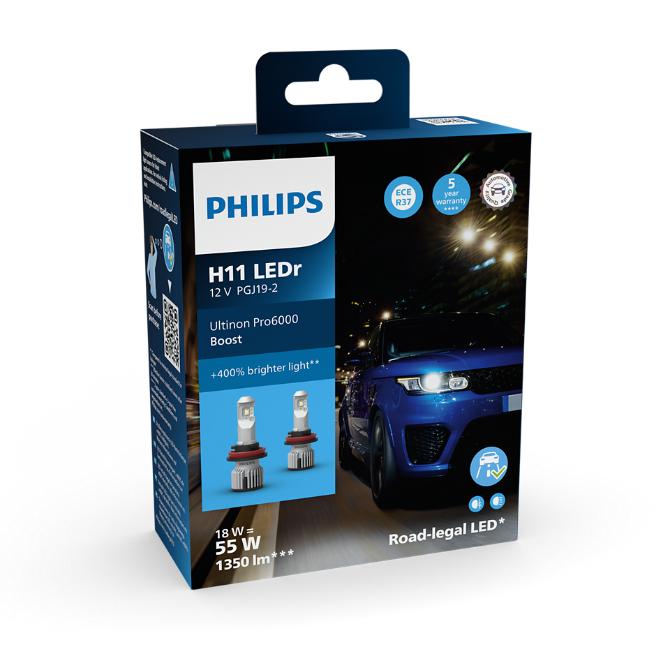 Philips Ultinon Pro6000 H11 LED 12V 11362U60 ECE Zulassung
