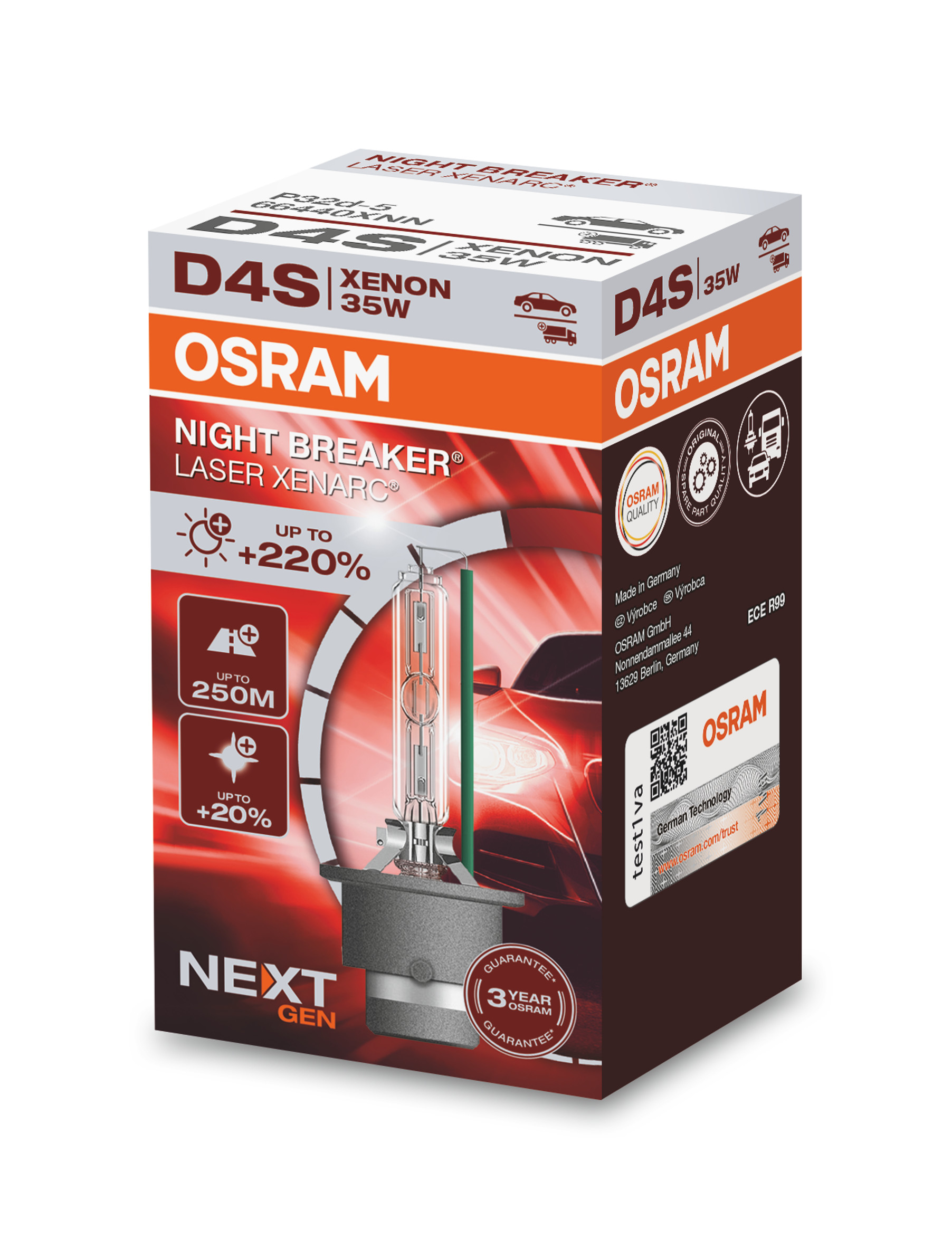 D4S 12/24V XENARC® NIGHT BREAKER® LASER +220% 3 Jahre Garant