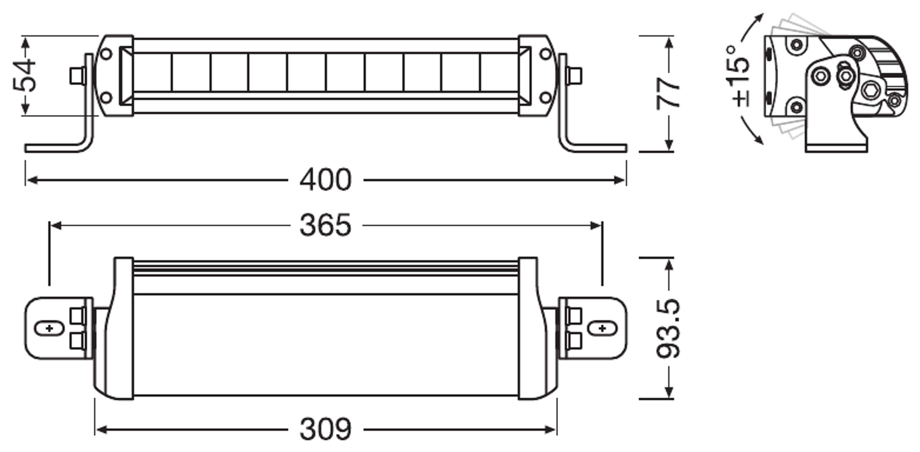 LEDriving LIGHTBAR FX250-SP Lichtleiste 1St. OSRAM