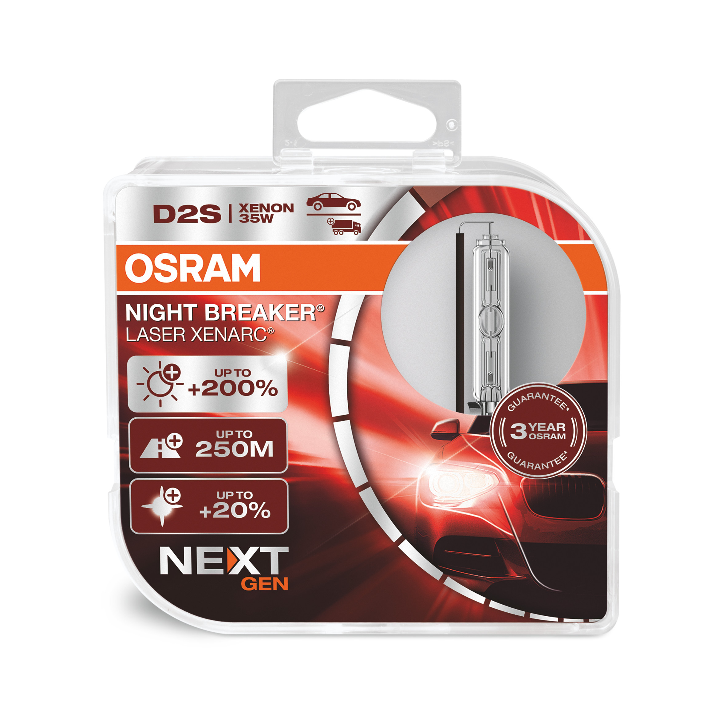 D2S 12/24V XENARC® NIGHT BREAKER® LASER +220%