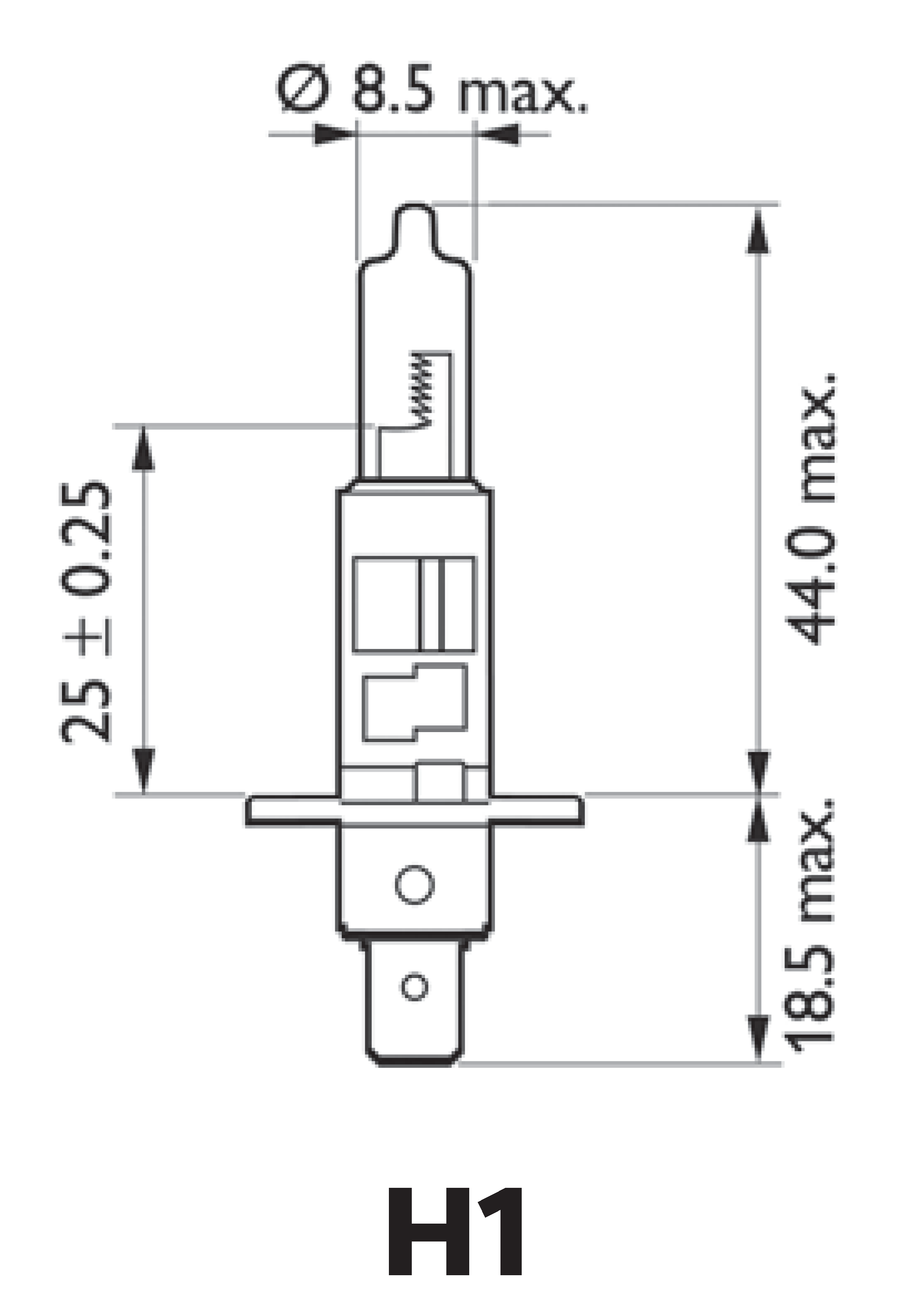 H1 Vision 12V 55W