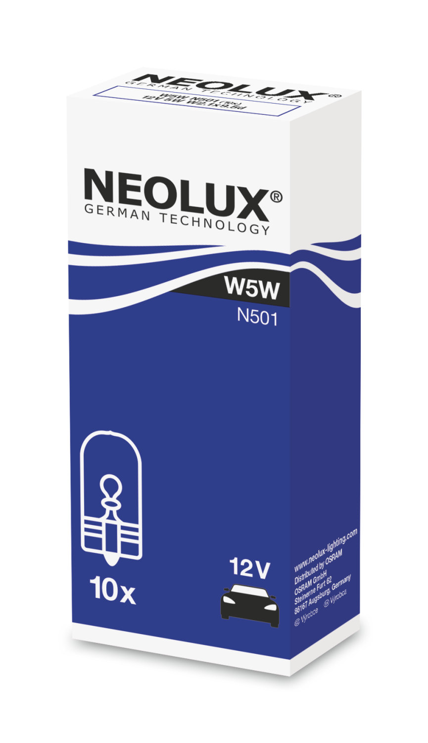 W5W 12V 5W  W2,1x9,5d 1 St. NEOLUX