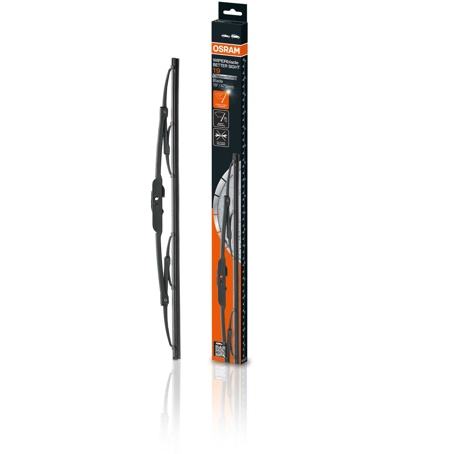 Scheibenwischer Konventionell 19 / 475m 1 St. OSRAM