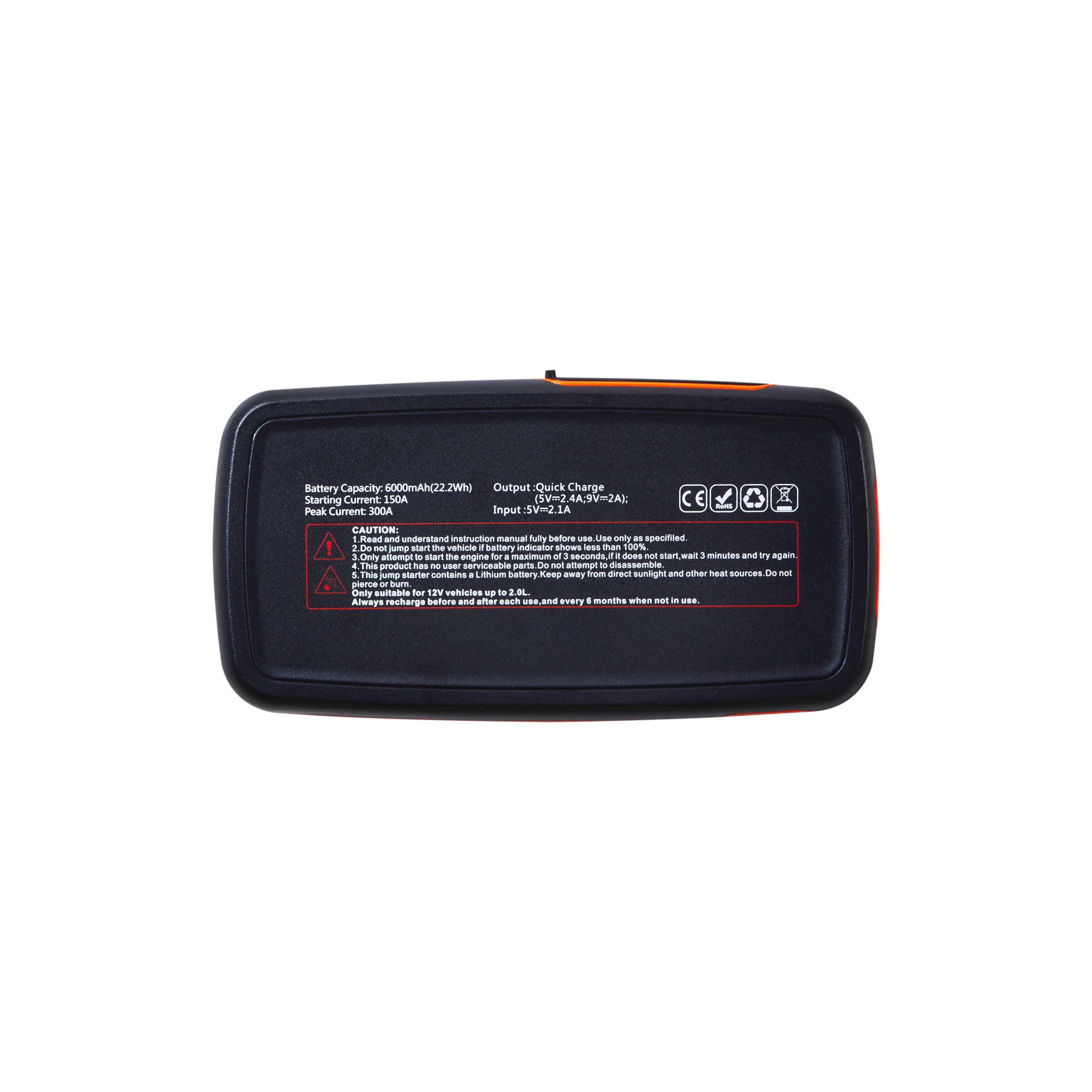 BATTERYstart 200 Lithium-Starthilfegerät mit Powerbank-Funkt