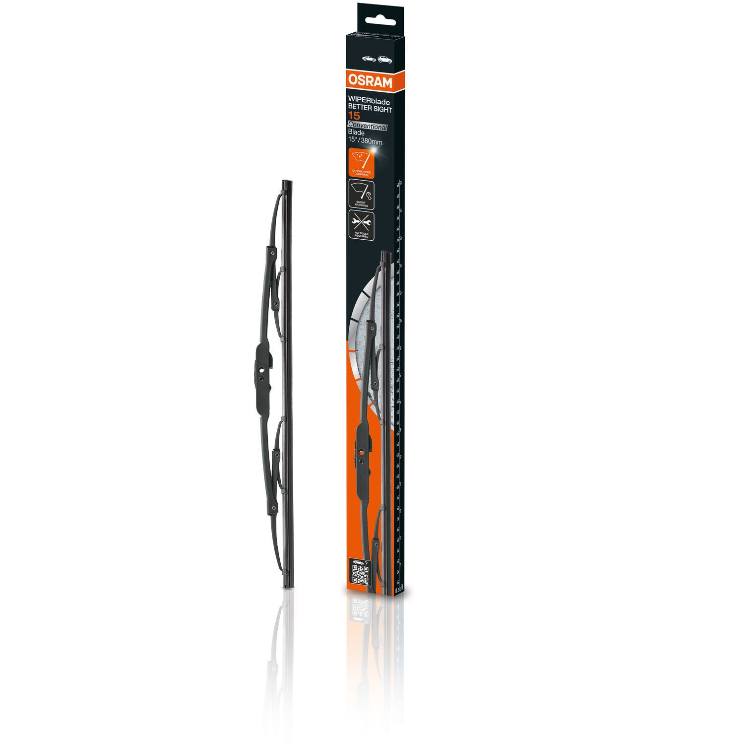Scheibenwischer Konventionell 15 / 380m 1 St. OSRAM
