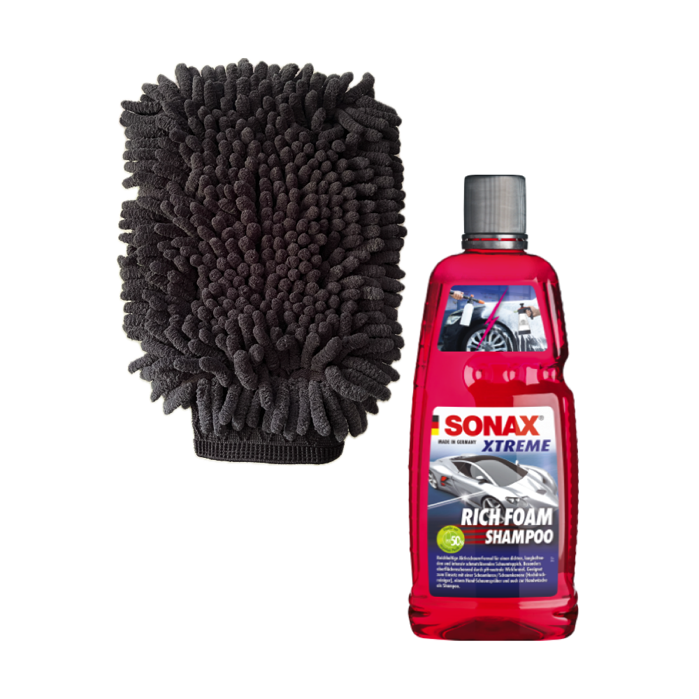 1x Sonax XTREME RichFoam Shampoo Set+Premium Waschhandschuh