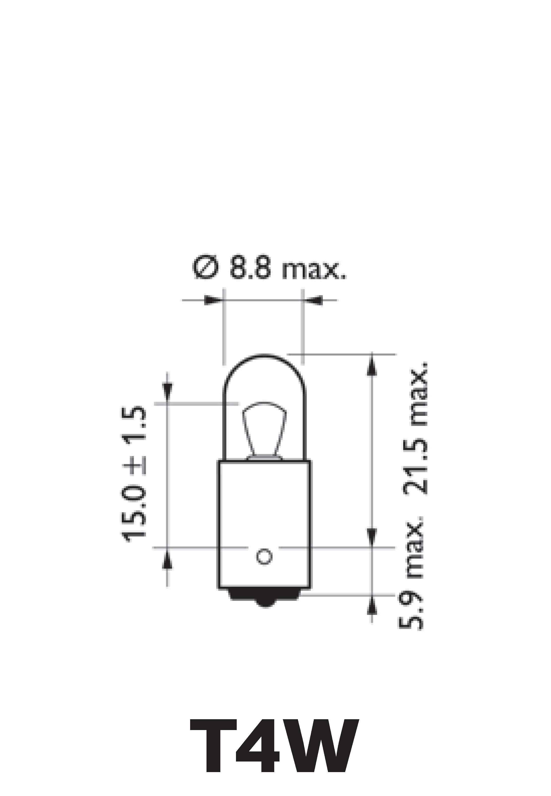 T4W Standard 12V 4W