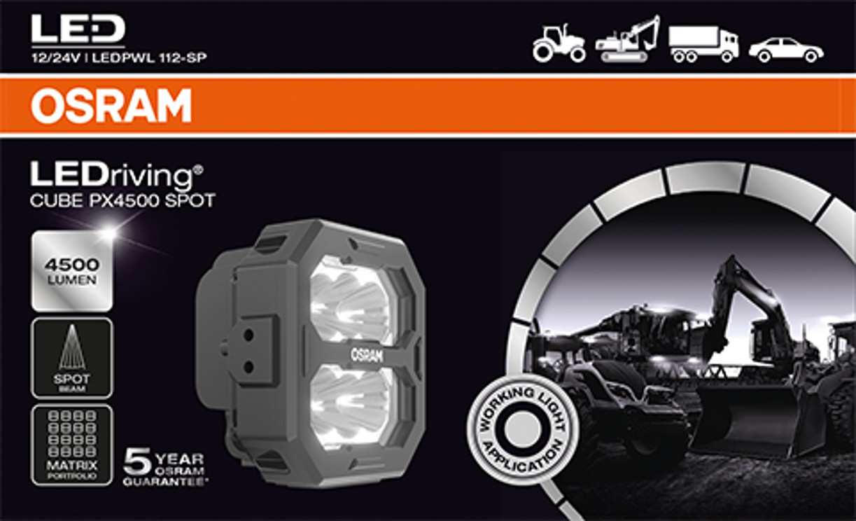 LEDriving® Cube PX4500 Spot - Profesionelles Licht 1st. OSRA