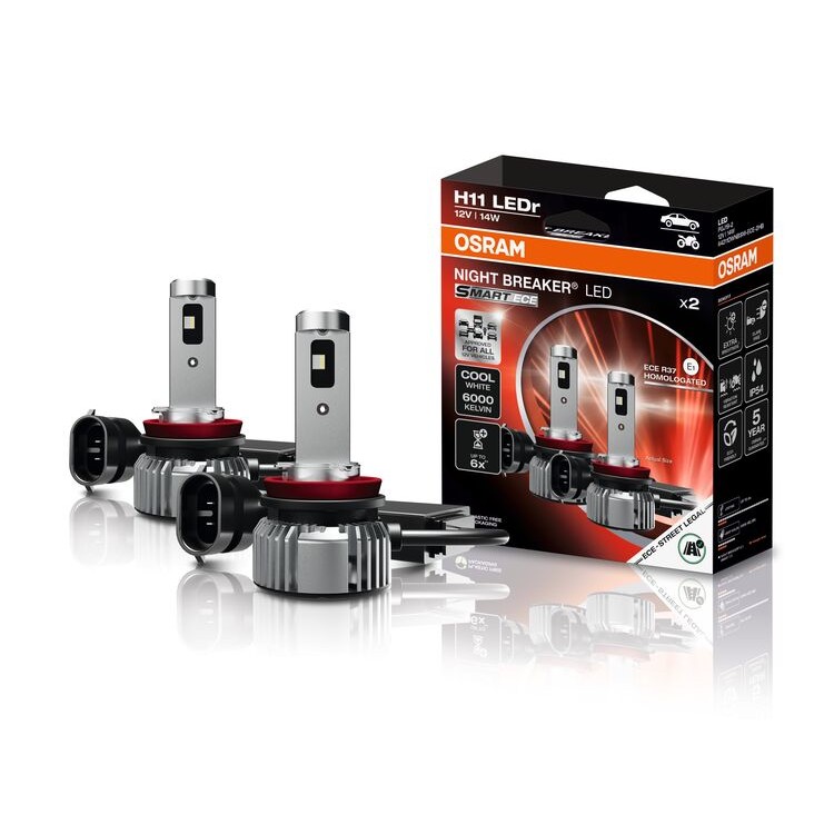H11 NIGHT BREAKER LED SMART ECE StVZO-Konforme LED 2St. OSRA