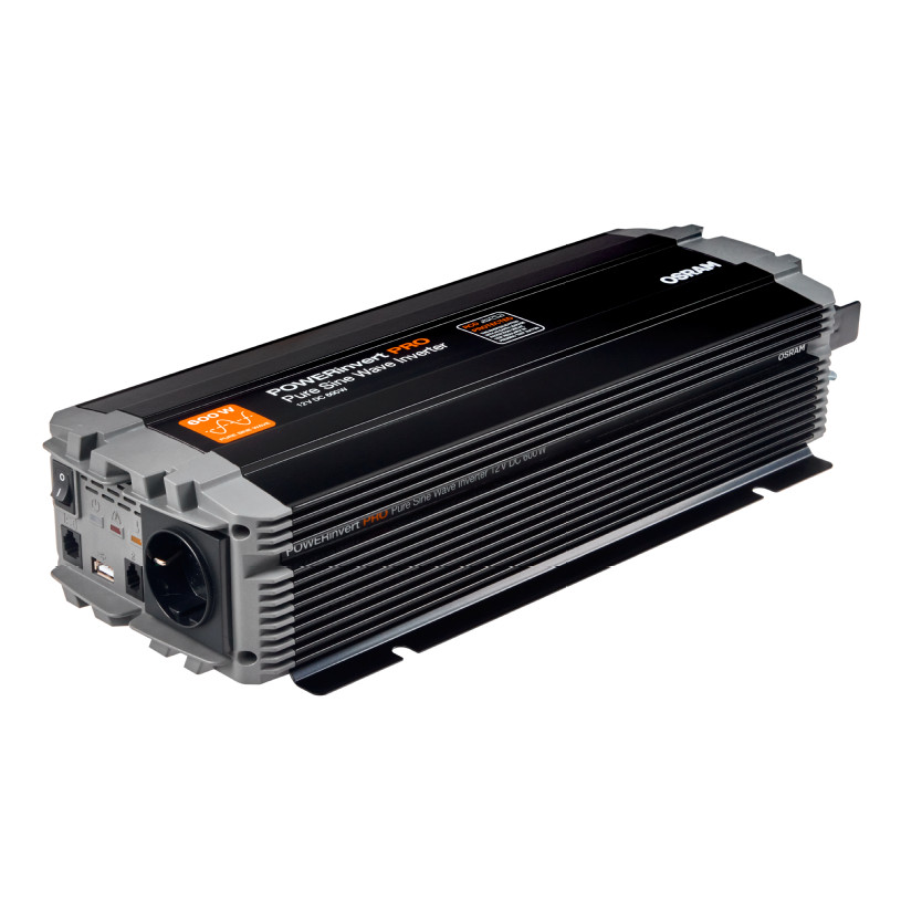 POWERinvert PRO Pure Sine Wave Inverter 12V DC 600W RCD 1st.