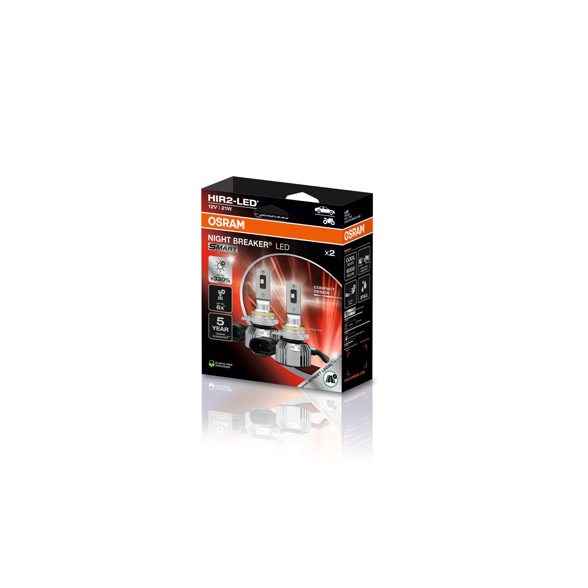 B-Ware HIR2 NIGHT BREAKER LED SMART +330% StVZO-Konforme LED