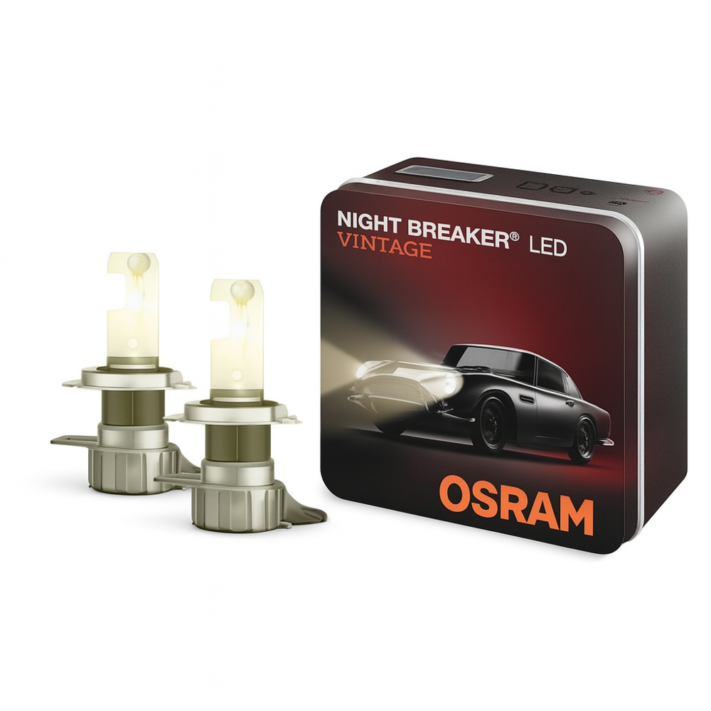 Osram NIGHT BREAKER LED VINTAGE H4 – Straßenzugelassene* LED