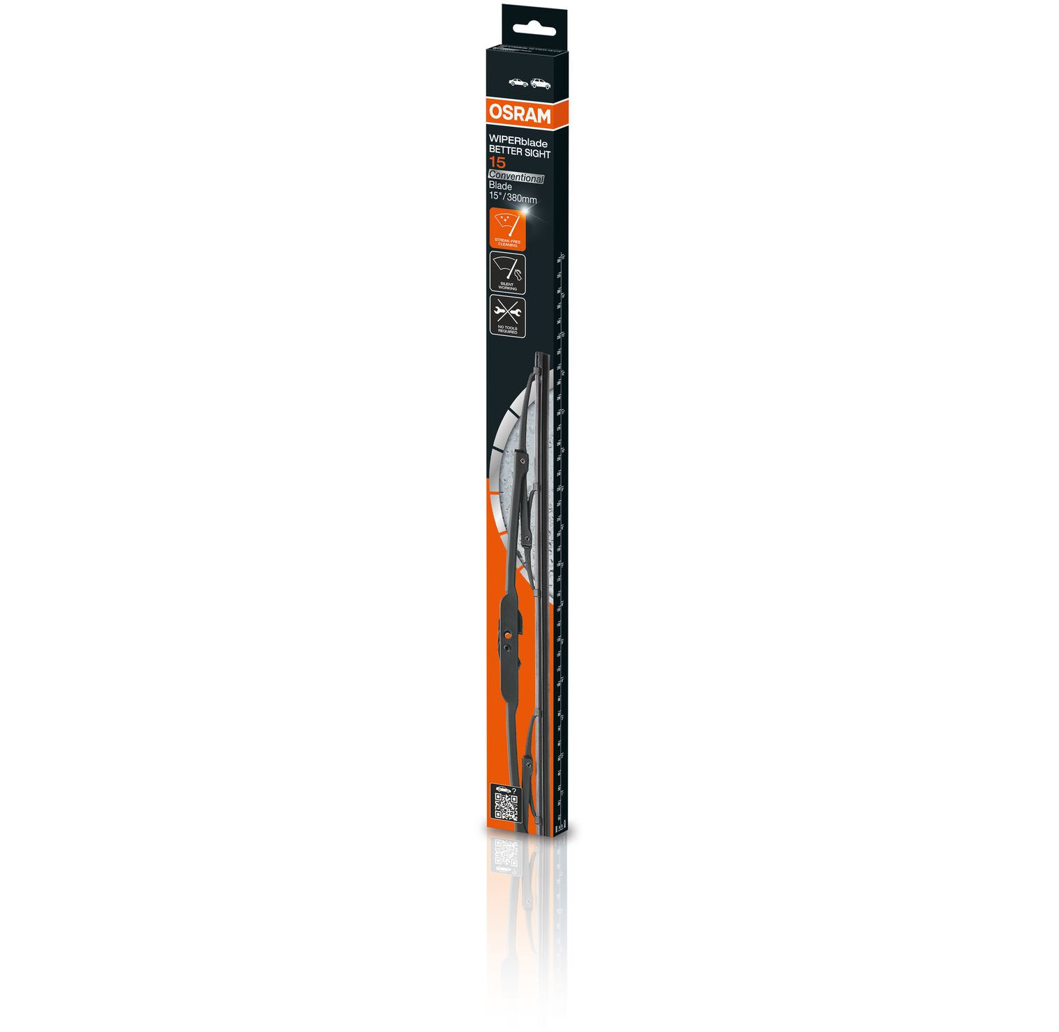 Scheibenwischer Konventionell 15 / 380m 1 St. OSRAM