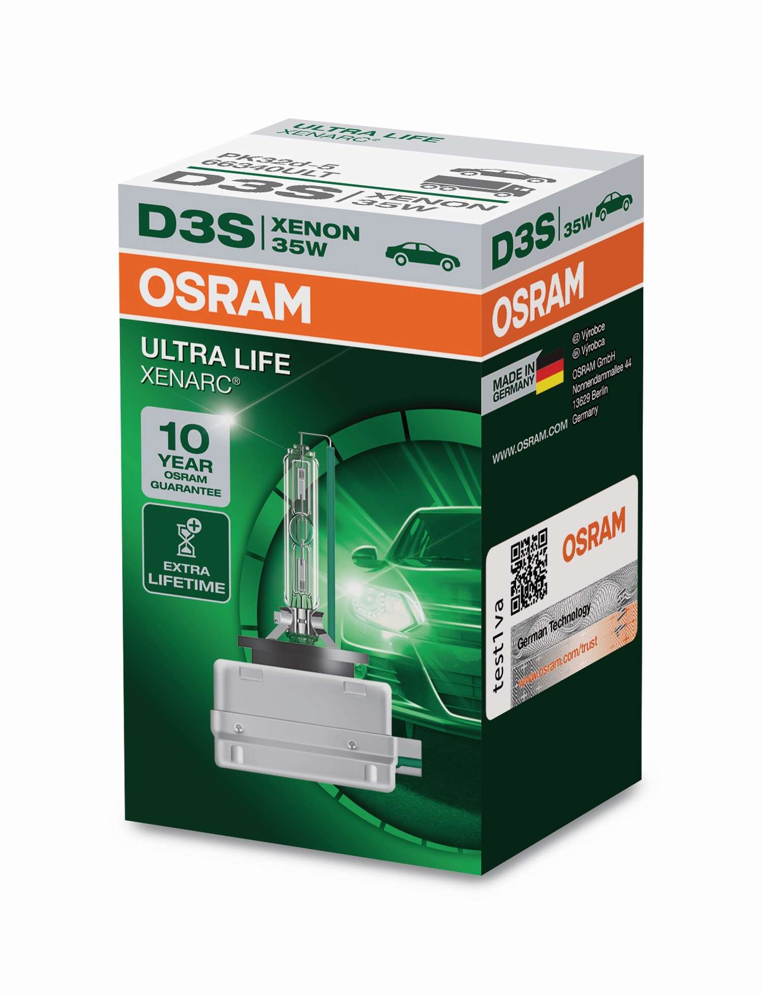 D3S 35W PK32d-5 ULTRA LIFE 10 Jahre Garantie 1St. Faltschach