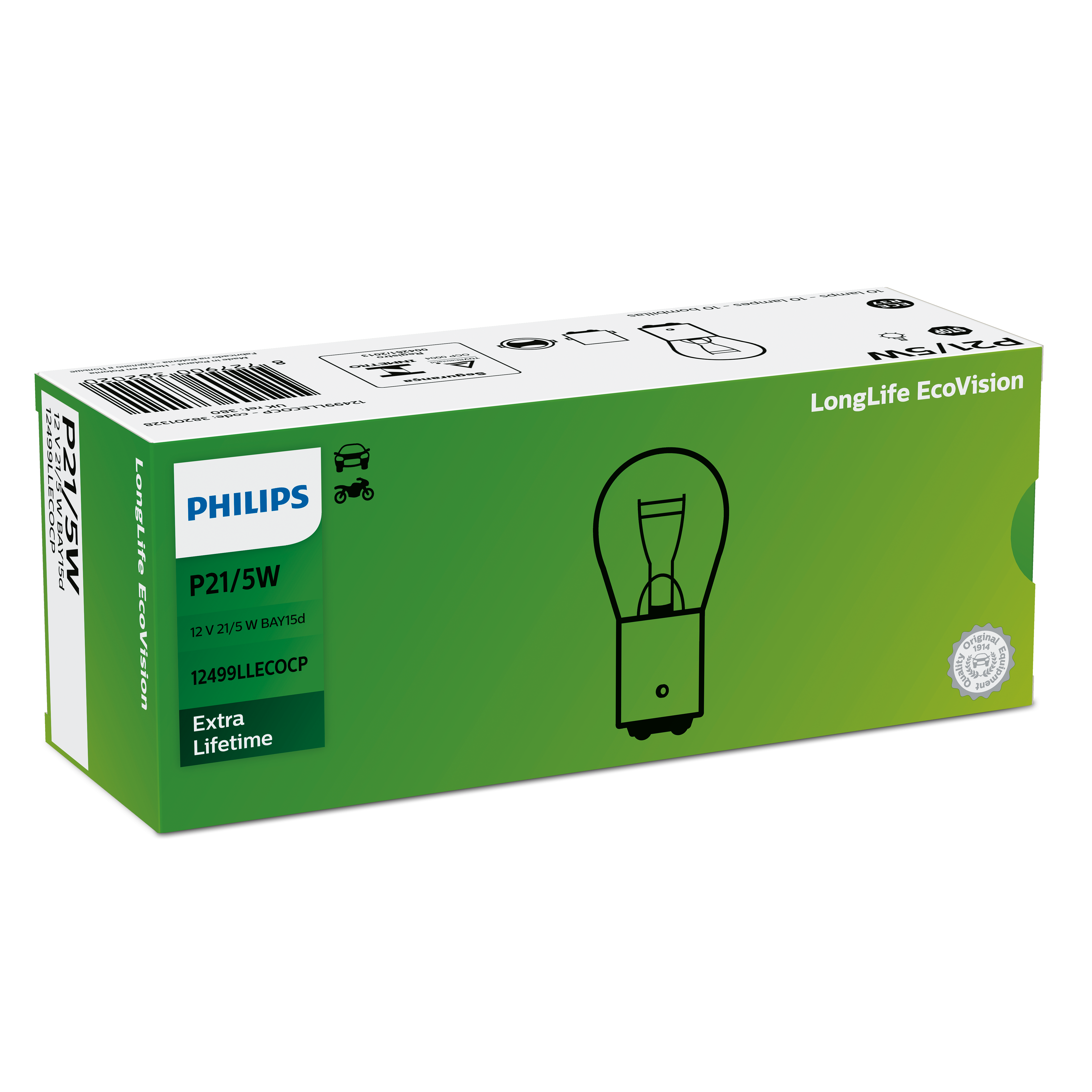 P21/5W LongLife Ecovision 12499LLECOCP