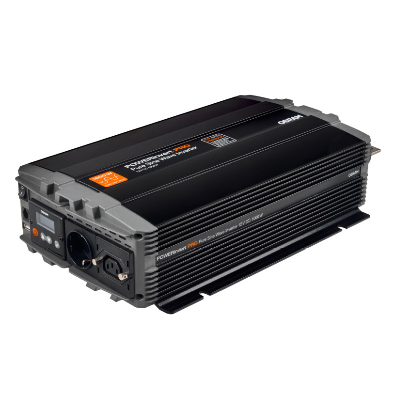 POWERinvert PRO Pure Sine Wave Inverter 12V DC 1000W RCD 1st