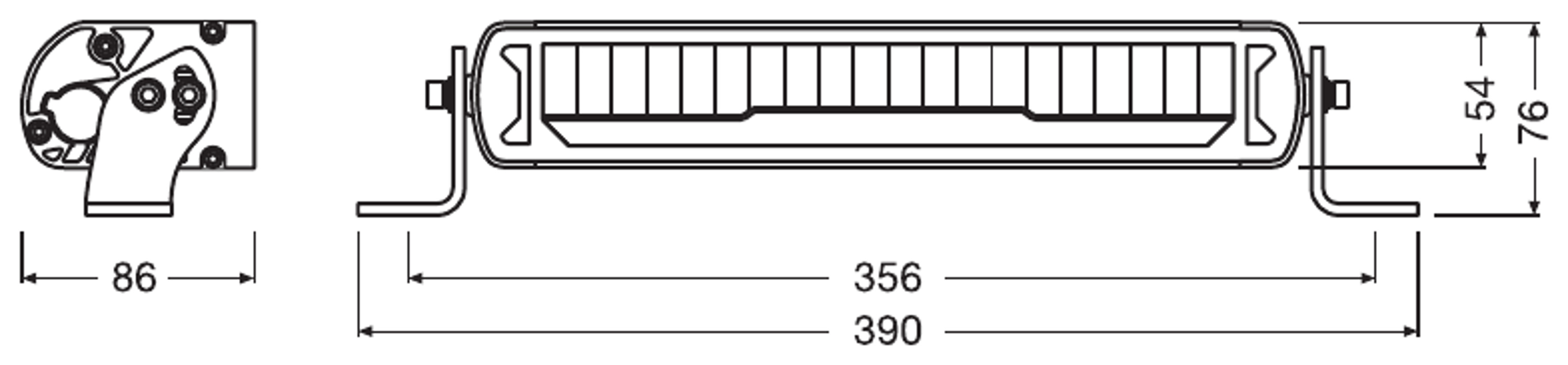 LEDriving LIGHTBAR MX250-CB Lichtleiste 1St. OSRAM