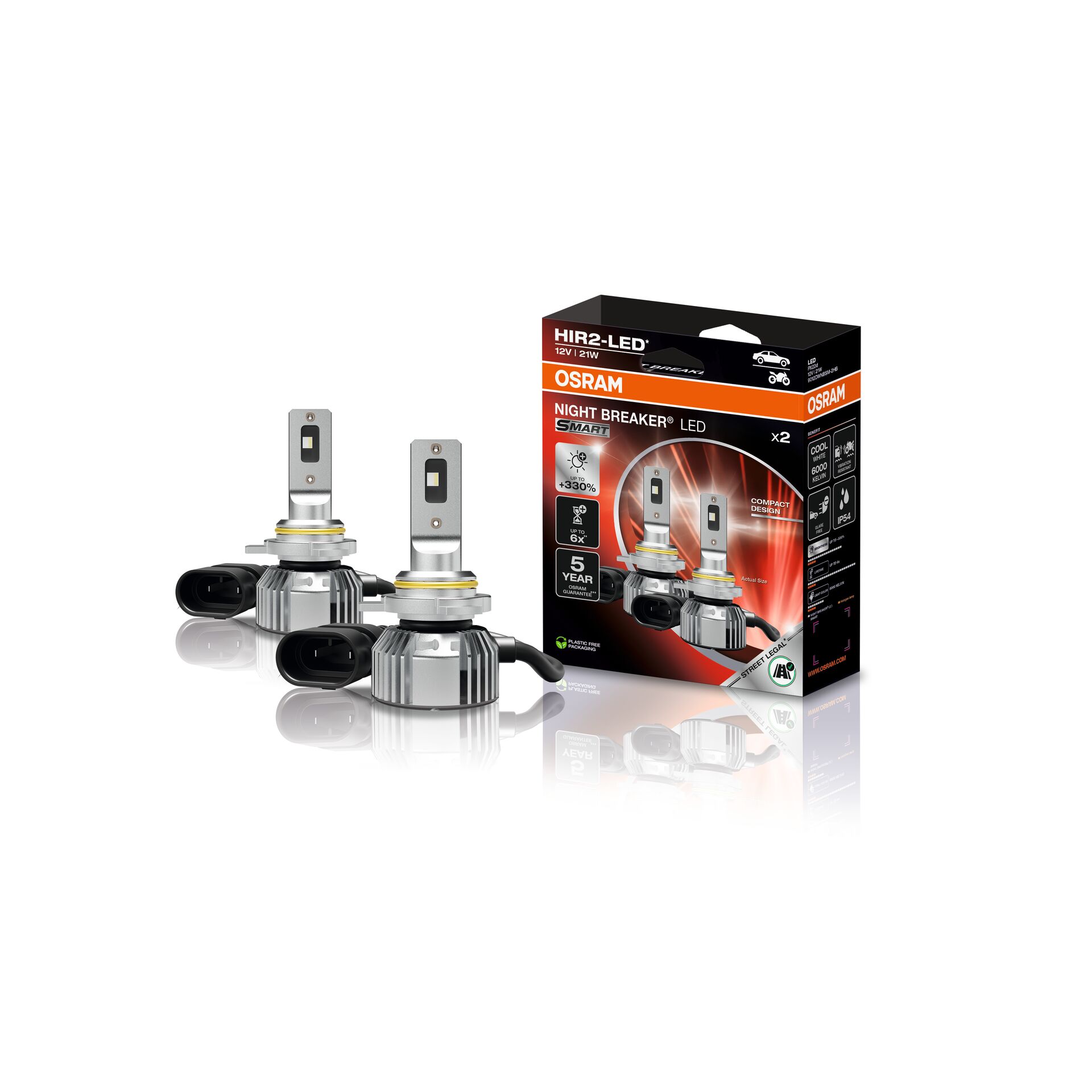 B-Ware HIR2 NIGHT BREAKER LED SMART +330% StVZO-Konforme LED
